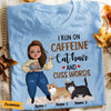 Personalized Cat Mom Coffee T Shirt SB301 95O47 1