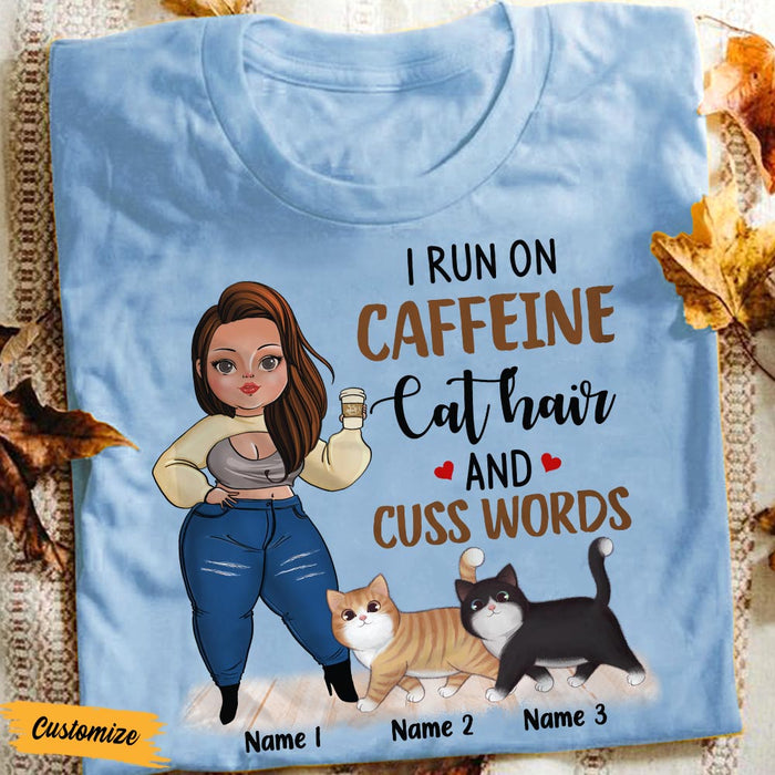 Personalized Cat Mom Coffee T Shirt SB301 95O47 1