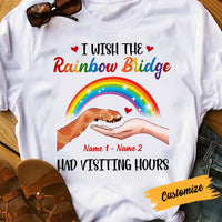 Personalized Dog Memo Rainbow Bridge T Shirt OB12 26O53 thumb 1