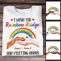 Personalized Dog Memo Rainbow Bridge T Shirt OB12 26O53 thumb 1