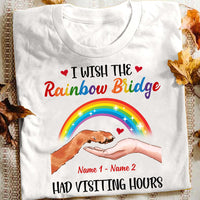 Personalized Dog Memo Rainbow Bridge T Shirt OB12 26O53 thumb 1