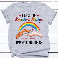 Personalized Dog Memo Rainbow Bridge T Shirt OB12 26O53 thumb 1