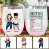 Personalized Sisters Friends Wine Tumbler SB302 24O57 1