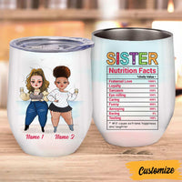 Personalized Sisters Friends Wine Tumbler SB302 24O57 thumb 1