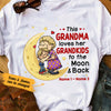 Personalized Grandma To The Moon T Shirt SB303 81O36 1