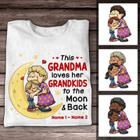 Personalized Grandma To The Moon T Shirt SB303 81O36 thumb 1