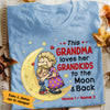 Personalized Grandma To The Moon T Shirt SB303 81O36 1