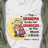 Personalized Grandma To The Moon T Shirt SB303 81O36 thumb 1