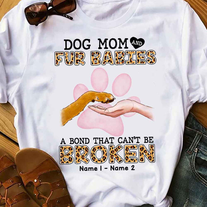 Personalized Dog Mom Dad Bonding T Shirt OB12 95O58 1