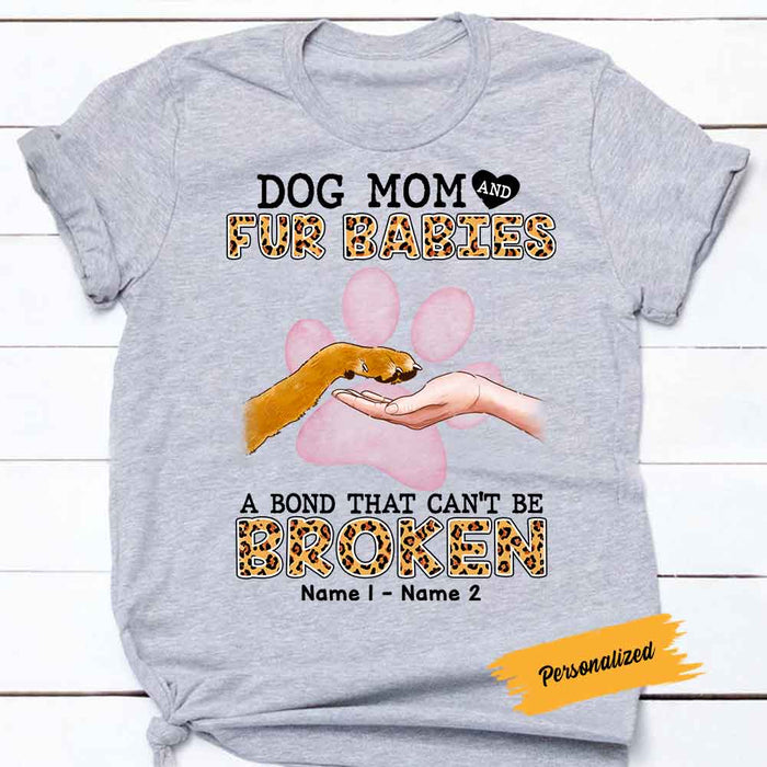 Personalized Dog Mom Dad Bonding T Shirt OB12 95O58 1
