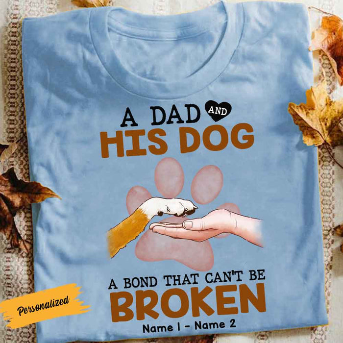 Personalized Dog Mom Dad Bonding T Shirt OB12 95O58 1