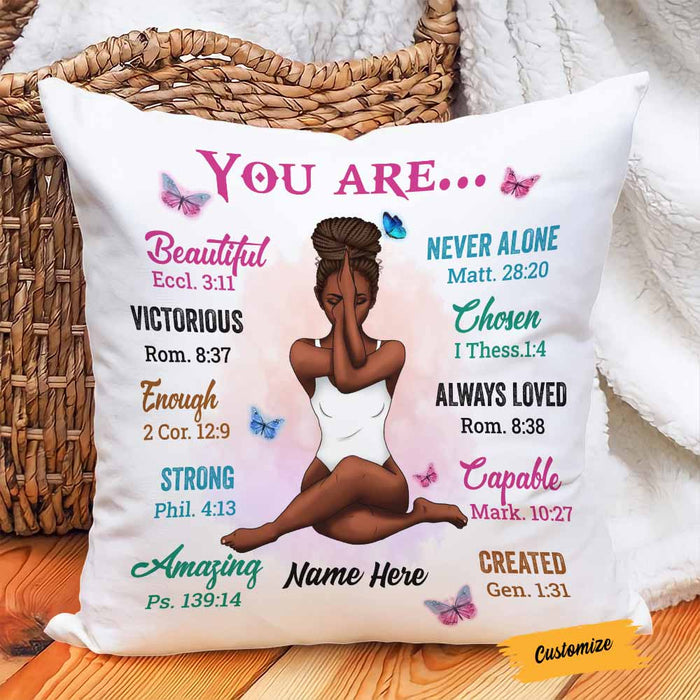 You Are Beautiful Victorious - Personalized Pillow (Insert