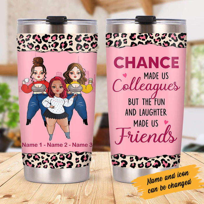 Personalized Friends Colleagues Steel Tumbler OB11 87O53 1