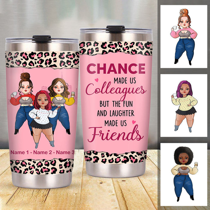 Personalized Friends Colleagues Steel Tumbler OB11 87O53 1