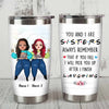 Personalized Friends Sisters Steel Tumbler OB14 30O58 1
