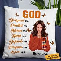 Personalized God And Me Pillow OB21 30O58 (Insert Included) thumb 1