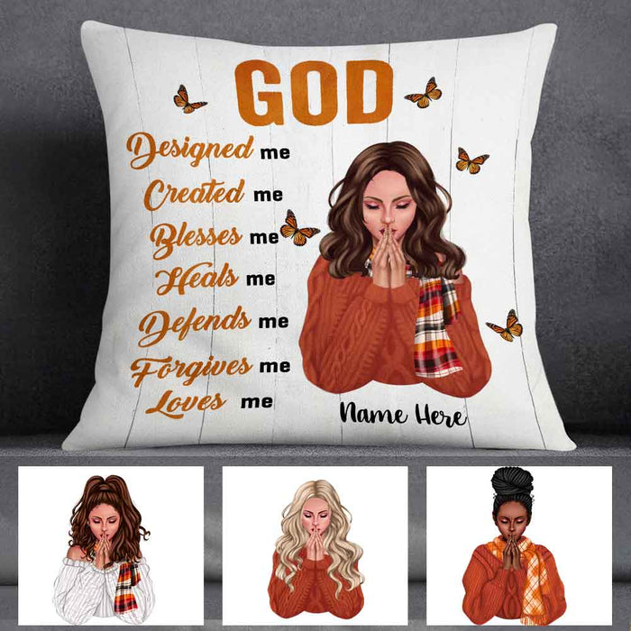 Personalized God And Me Pillow OB21 30O58 (Insert Included) 1