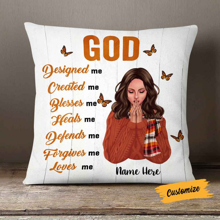 Personalized God And Me Pillow OB21 30O58 (Insert Included) 1