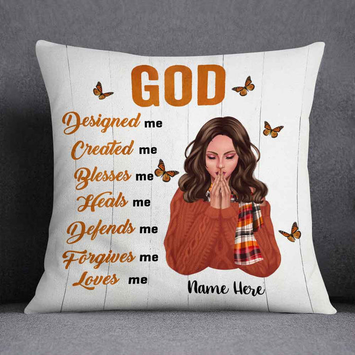 Personalized God And Me Pillow OB21 30O58 (Insert Included) 1