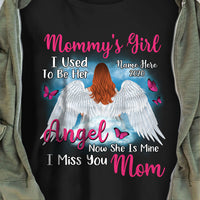 Personalized Memo Mom Dad Girl Angel T Shirt OB21 95O36 thumb 1