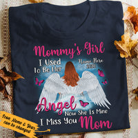 Personalized Memo Mom Dad Girl Angel T Shirt OB21 95O36 thumb 1