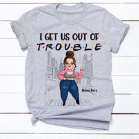 Personalized Friends Couple T Shirt OB54 30O34 thumb 1