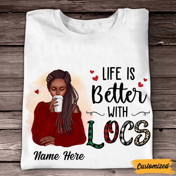 Personalized BWA Locs Girl T Shirt OB61 95O57 1