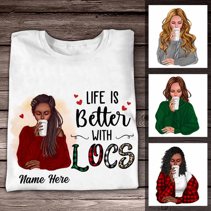 Personalized BWA Locs Girl T Shirt OB61 95O57 1
