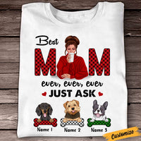 Personalized Dog Mom T Shirt OB55 30O47 thumb 1