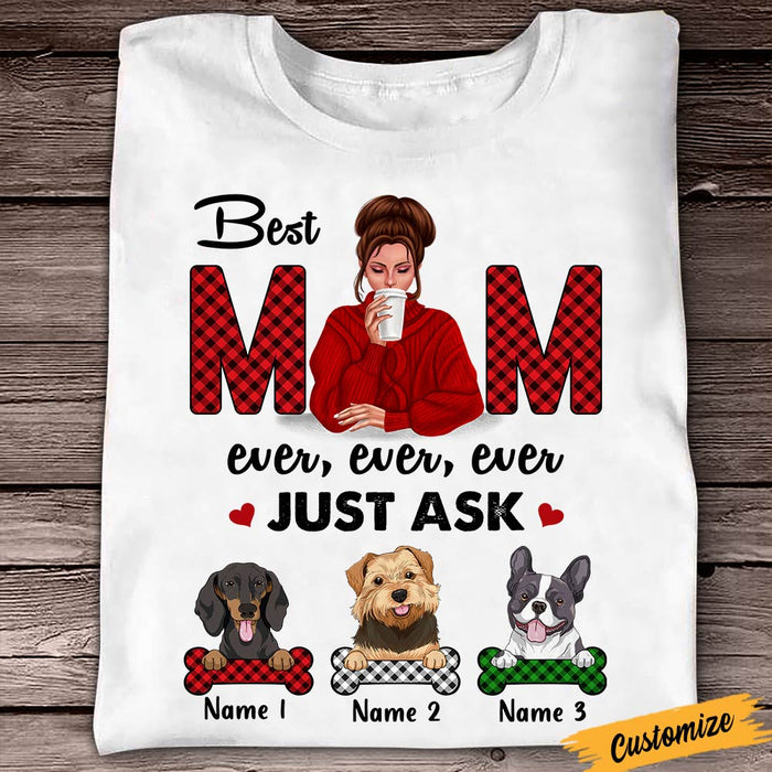 Personalized Dog Mom T Shirt OB55 30O47 1