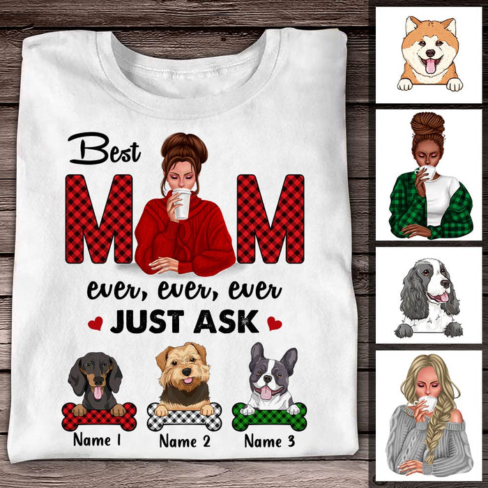Personalized Dog Mom T Shirt OB55 30O47 1