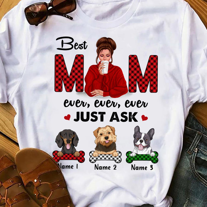 Personalized Dog Mom T Shirt OB55 30O47 1