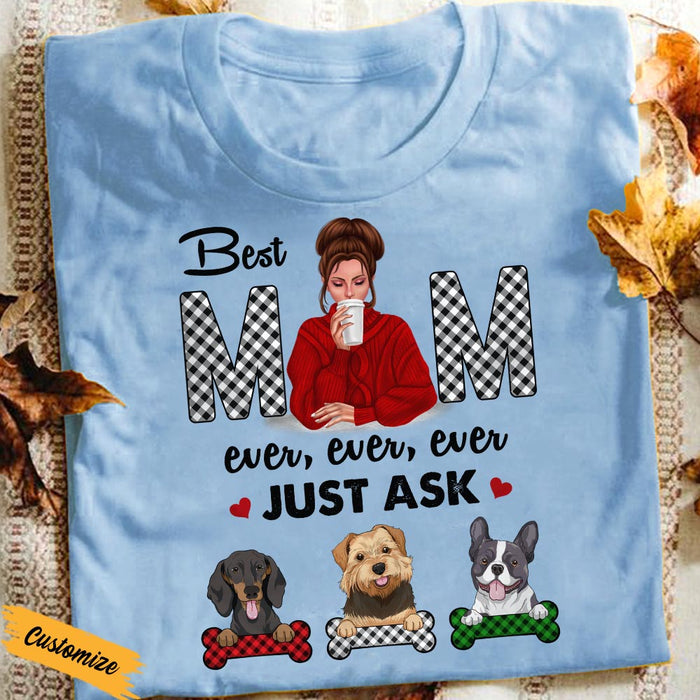 Personalized Dog Mom T Shirt OB55 30O47 1