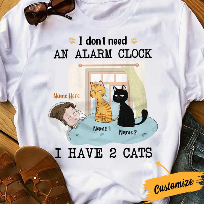 Personalized Cat Mom Dad T Shirt OB53 26O34 1