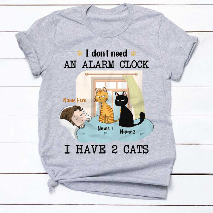 Personalized Cat Mom Dad T Shirt OB53 26O34 1