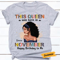 Personalized Queen Girl Happy Birthday T Shirt OB62 95O47 thumb 1