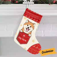Personalized Dog Christmas Stocking OB63 95O34 thumb 1
