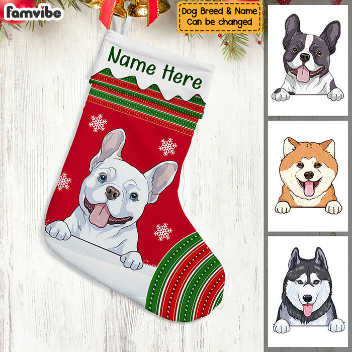 Personalized Dog Christmas Stocking OB71 24O53 1