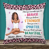 Personalized BWA You Are Beautiful Girl Pillow OB72 23O57 thumb 1