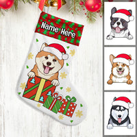 Personalized Christmas Dog Paw Stocking OB82 26O53 thumb 1