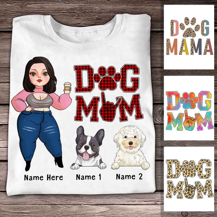 Personalized Dog Mom T Shirt OB84 30O58 1