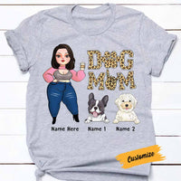 Personalized Dog Mom T Shirt OB84 30O58 thumb 1
