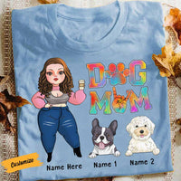 Personalized Dog Mom T Shirt OB84 30O58 thumb 1
