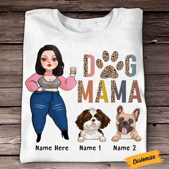 Personalized Dog Mom T Shirt OB84 30O58 1