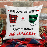 Personalized The Love Between Family Knows No Distance Pillow OB83 30O53 thumb 1