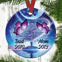 Personalized Butterfly Memo Circle Ornament OB81 87O36 thumb 1