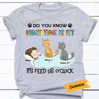 Personalized Cat Mom T Shirt OB91 30O58 thumb 1