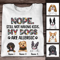 Personalized Dog Mom Not Having Kids T Shirt OB92 95O47 thumb 1