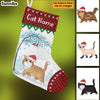 Personalized Cat Christmas Stocking OB91 85O57 thumb 1