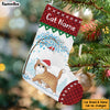 Personalized Cat Christmas Stocking OB91 85O57 thumb 1